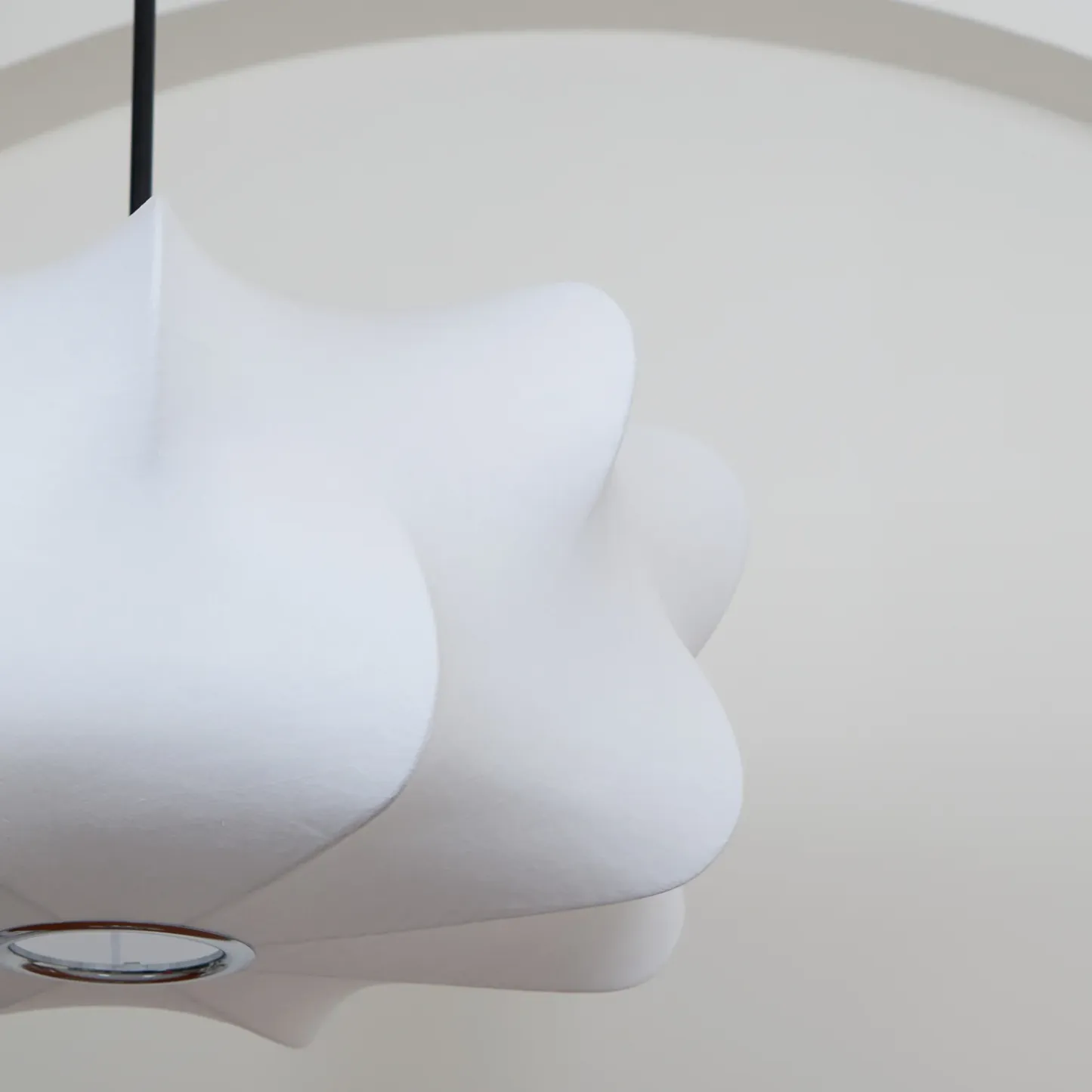 Ozawa Modern Unusual Silk Pendant Light Bedroom Dining Room