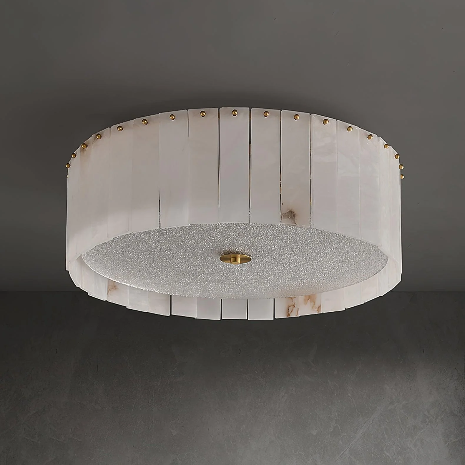 Jade Modern Nordic Alabaster Ceiling Light Entryway Dining Room