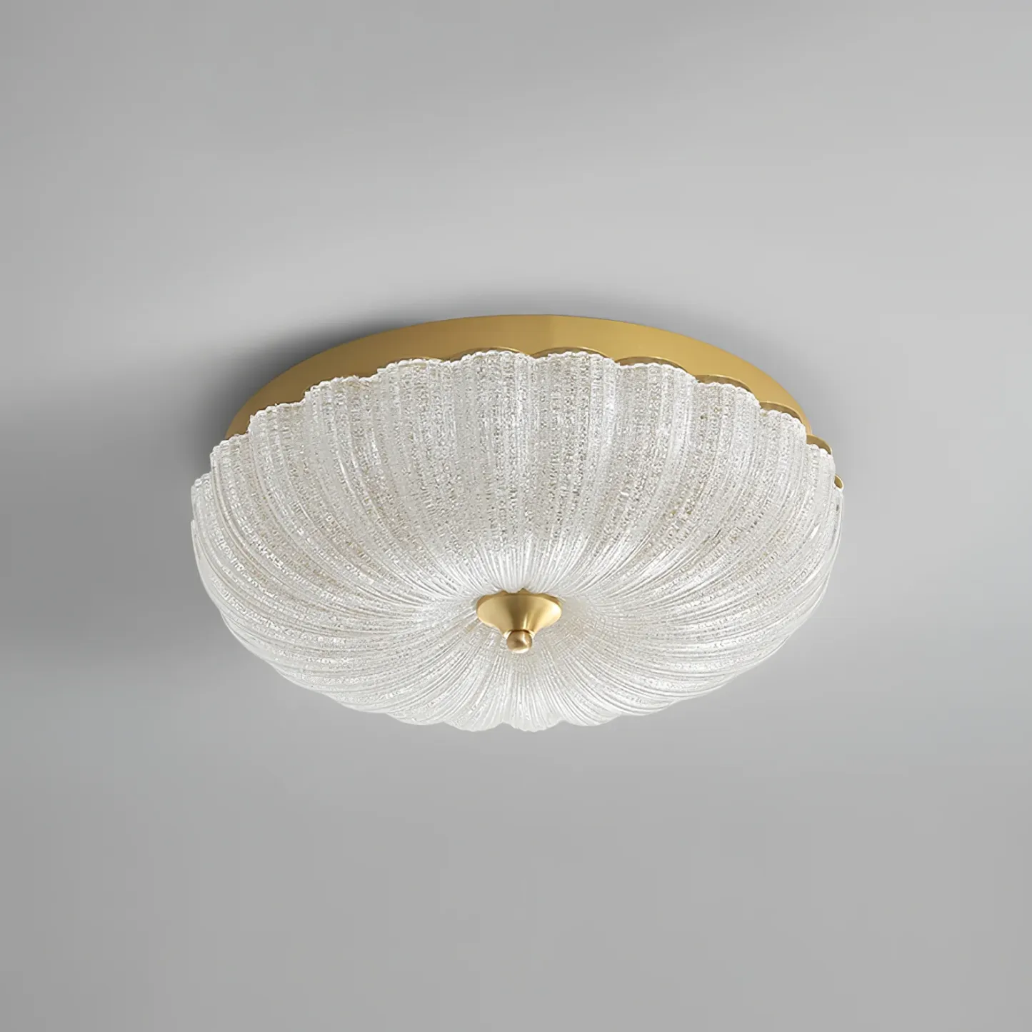 Marilyn Modern Round Metal Glass Ceiling Light Bedroom Living Room