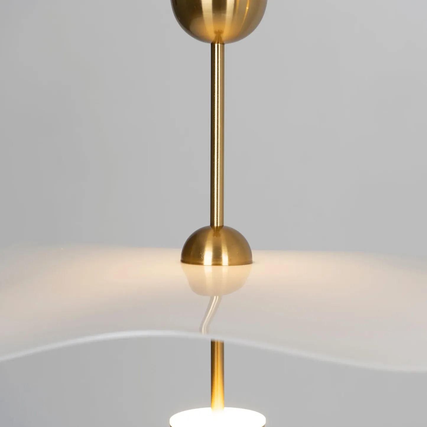 Carins Modern Gold Metal Acrylic Pendant Light Bedroom Living Room