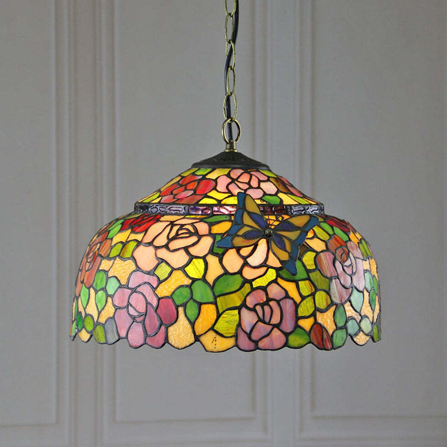 Eryn Retro LED Pendant Light Luxury Design Metal Glass Living Room
