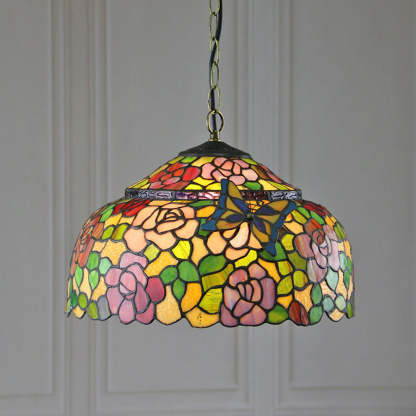 Eryn Retro LED Pendant Light Luxury Design Metal Glass Living Room