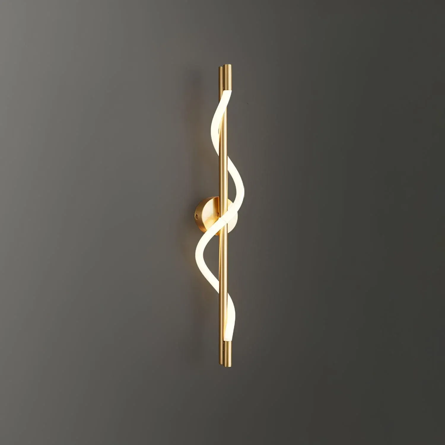 Valentina Modern Flexible Curve Metal Wall Light Living Room Bedroom