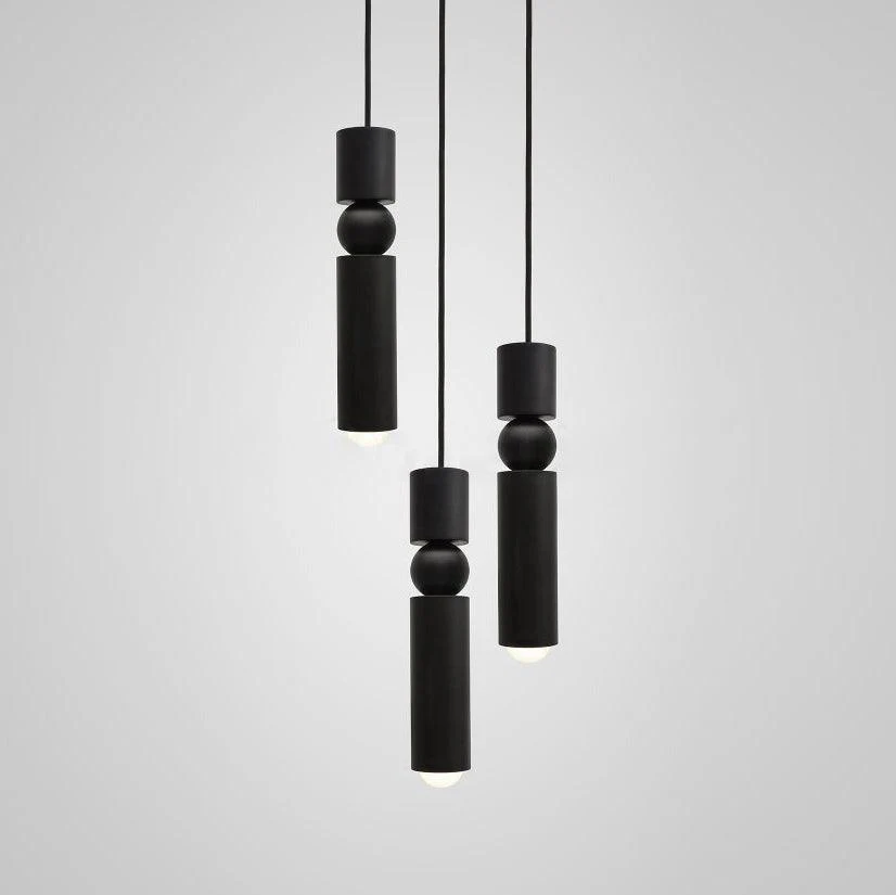 Edge Modern Minimalism Metal Pendant Light Living Dining Room Bedroom