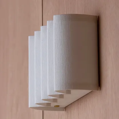 Renée Natural Fabric Wall Lamp Dining Room Bedroom
