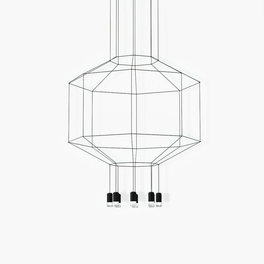 Orr Geometric Style Metal Acrylic Pendant Light Living Room Dining Room