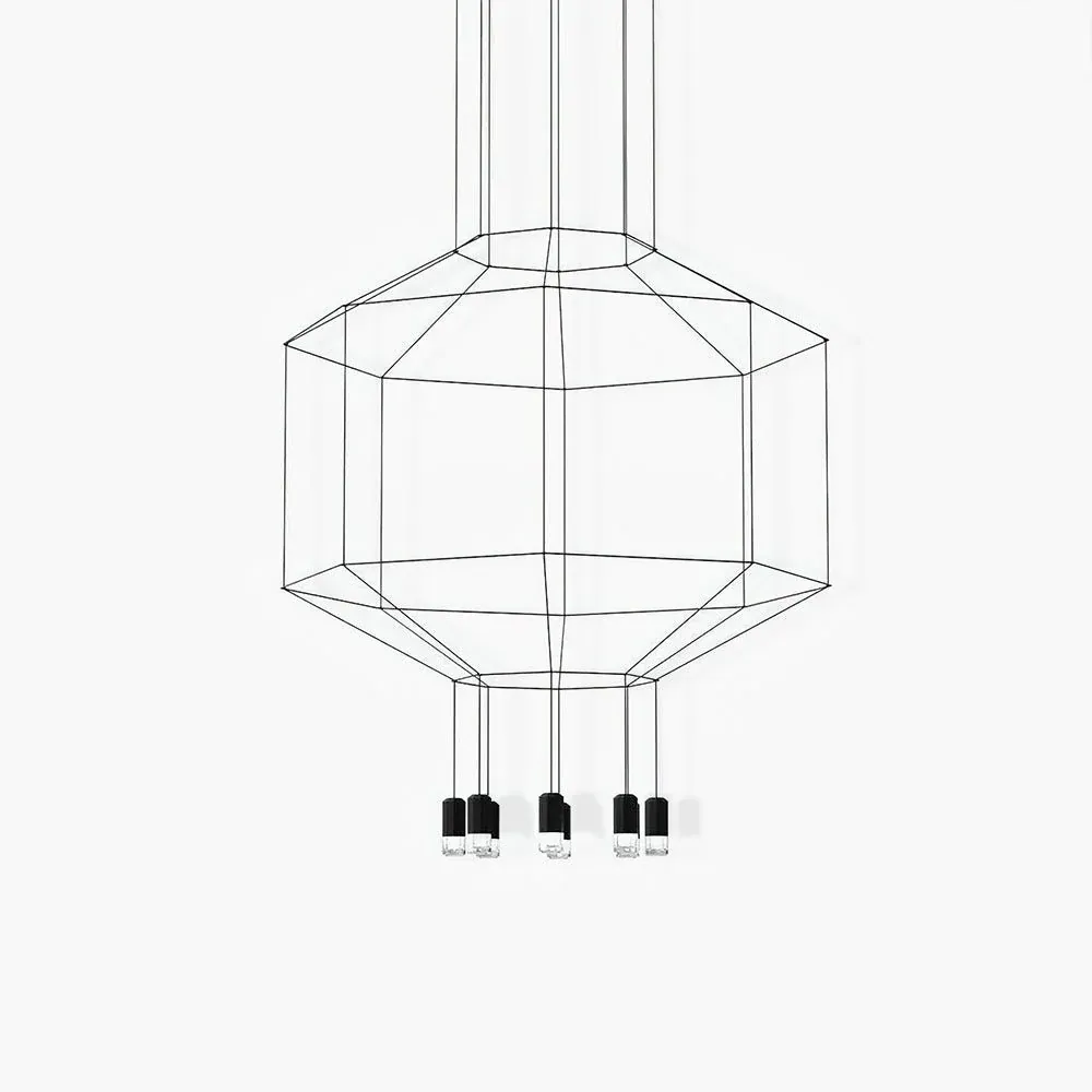 Orr Geometric Style Metal Acrylic Pendant Light Living Room Dining Room