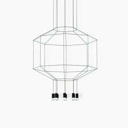 Orr Geometric Style Metal Acrylic Pendant Light Living Room Dining Room