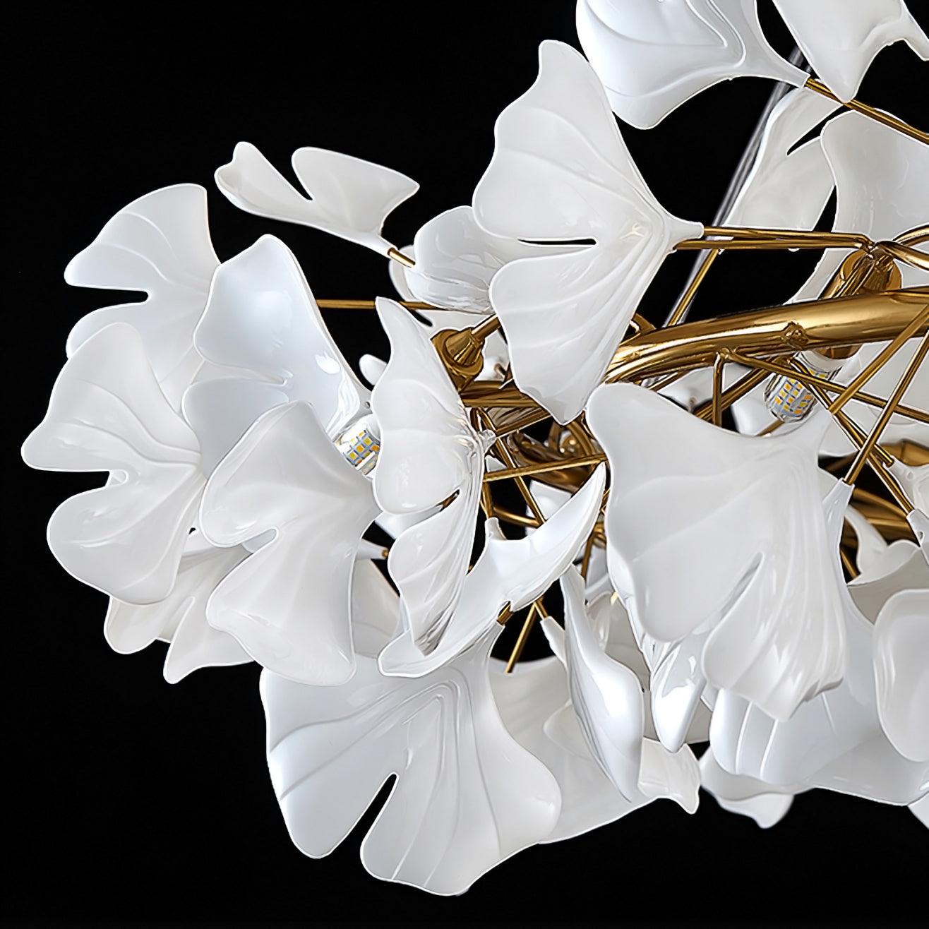 Olivia EarthenGlo Modern Kitchen Art Deco Chandelier Metal Ceramic