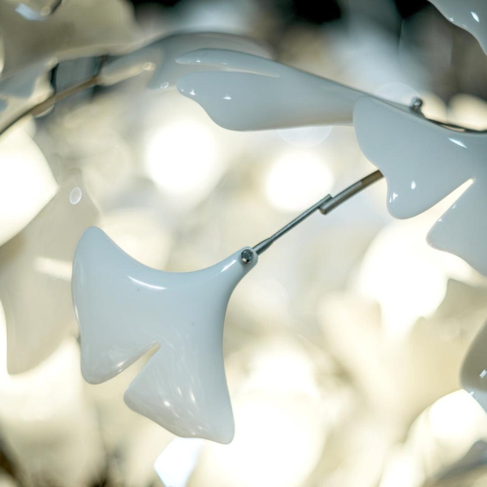 Olivia Modern Leaf Chandelier Metal/Ceramic Bedroom/Living Room