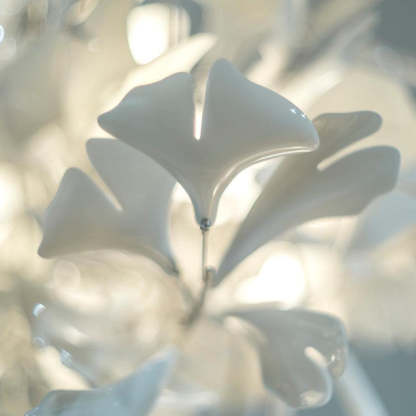 Olivia Modern Leaf Chandelier Metal/Ceramic Bedroom/Living Room