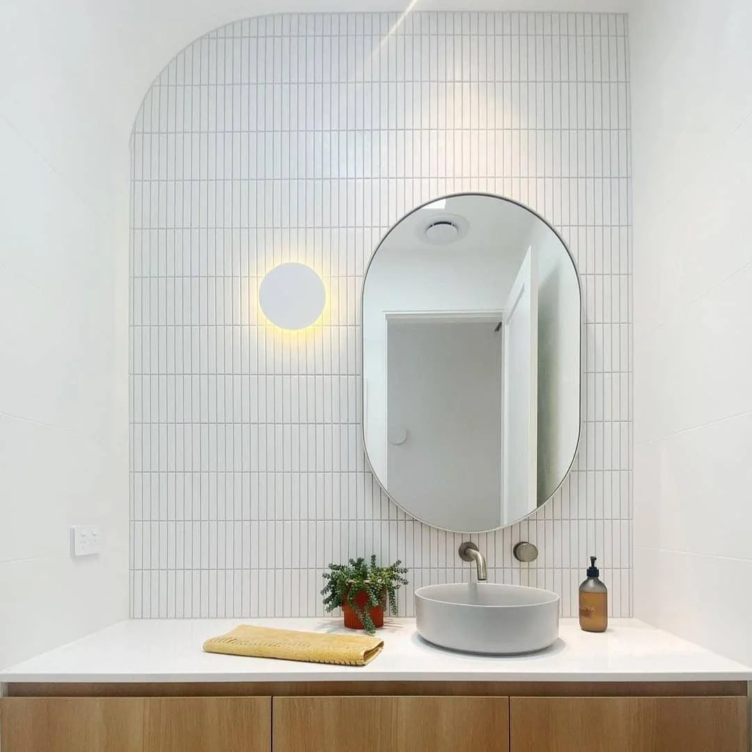 Edge Modern Round Brass Metal Wall Light Bathroom Living Room