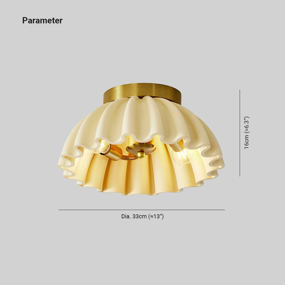 Byers Nordic Modern Ceiling Light - Dimensions