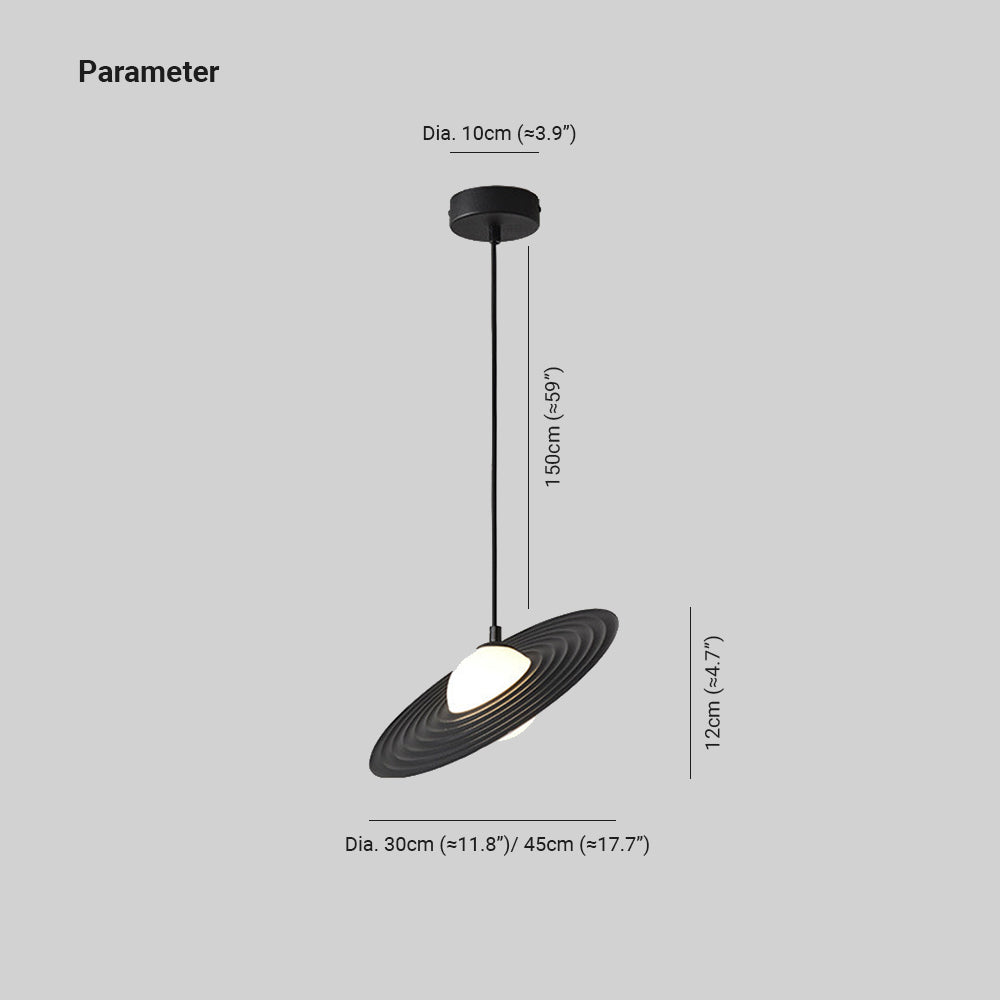 Cairns Creative Flying Pendant Light - Dimensions and Parameters