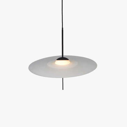 Cairns Modern Round Pendant Light - Glass Metal Dining Room
