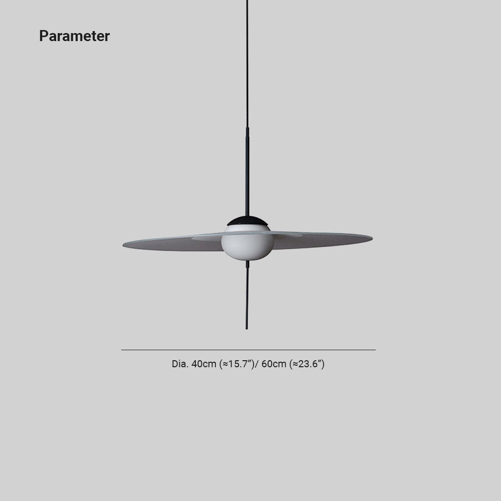 Cairns Modern Round Pendant Light Dimensions