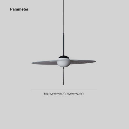 Cairns Modern Round Pendant Light Dimensions