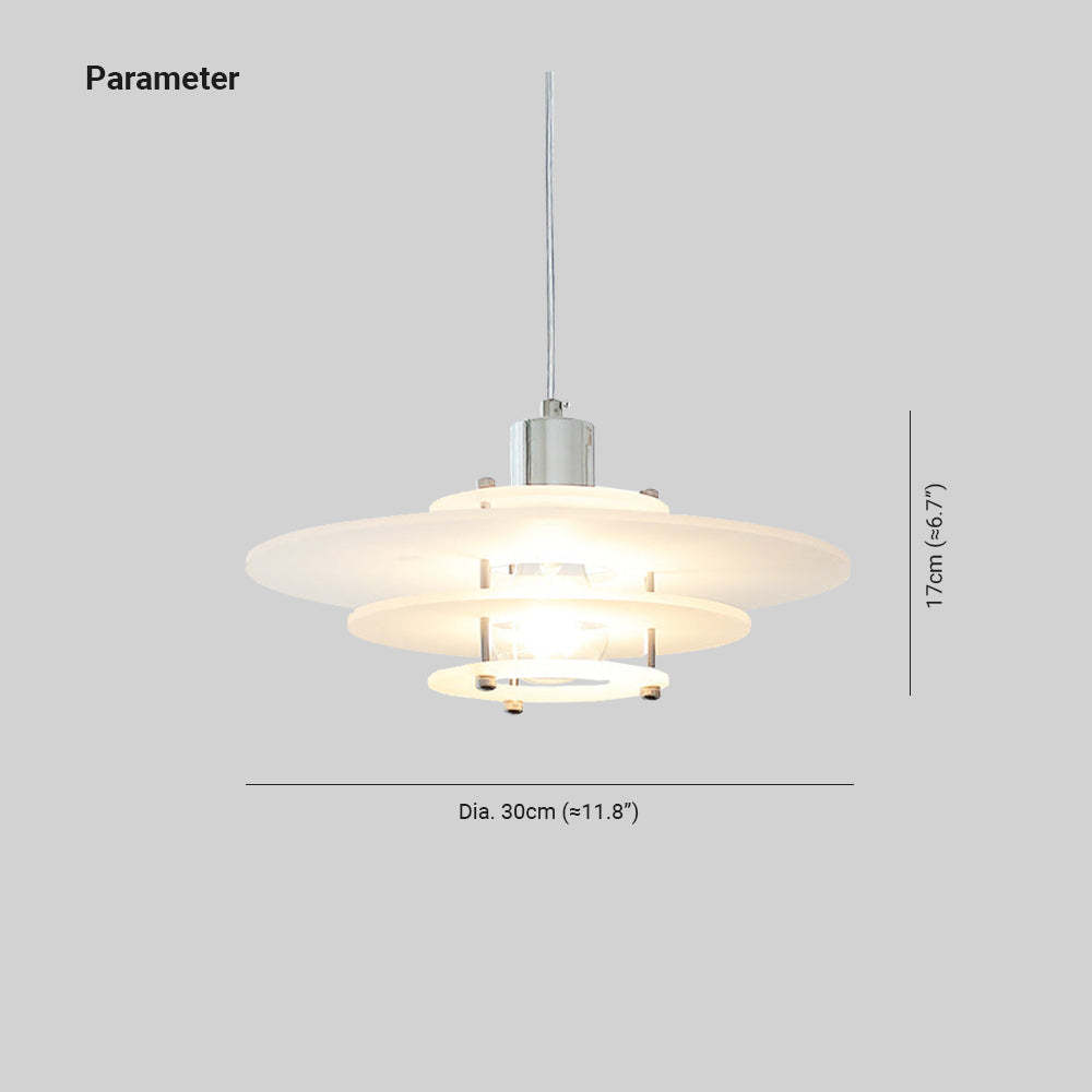 Cairns Pendant Light - Dimensions: Dia 30cm, Height 17cm