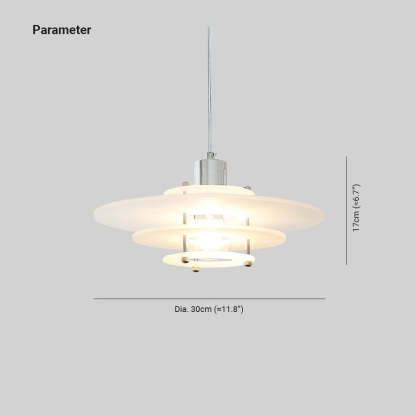 Cairns Pendant Light - Dimensions: Dia 30cm, Height 17cm