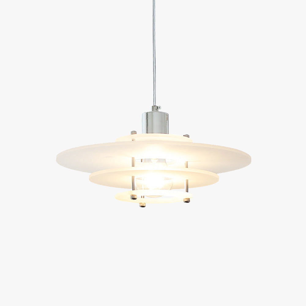 Cairns Modern Pendant Light - Acrylic & Metal Dining Room Light