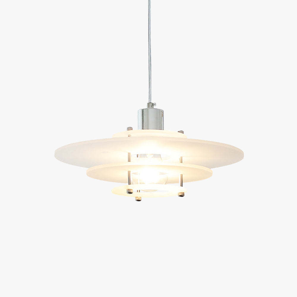 Cairns Modern Pendant Light - Acrylic & Metal Dining Room Light