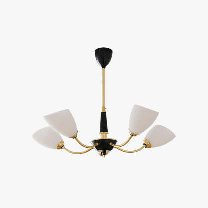 Lily Medieval Simple Chandelier Glass Metal Dining Room