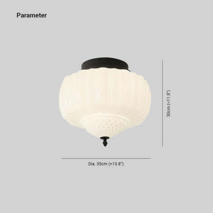 Nielsen Modern Flush Mount Ceiling Light Metal Glass Bedroom