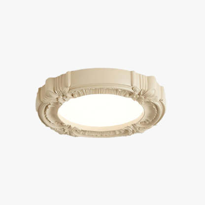 Quinn Retro French Flush Mount Ceiling Light Resin Acrylic Bedroom