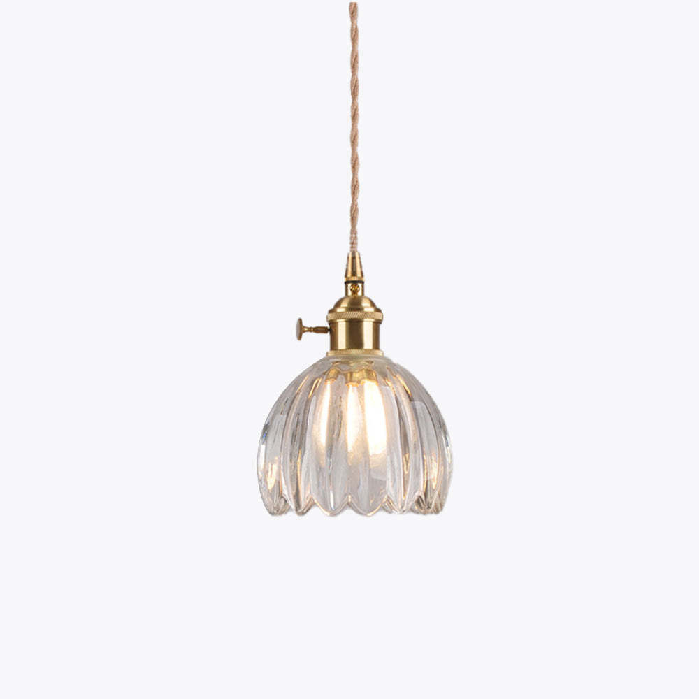 Hailie Retro LED Pendant Light Glass Living Room
