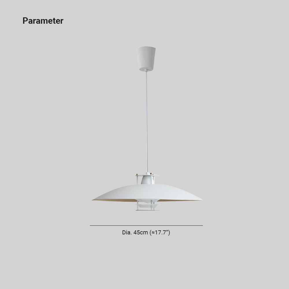 Cairns White Pendant Light - Dia. 45cm