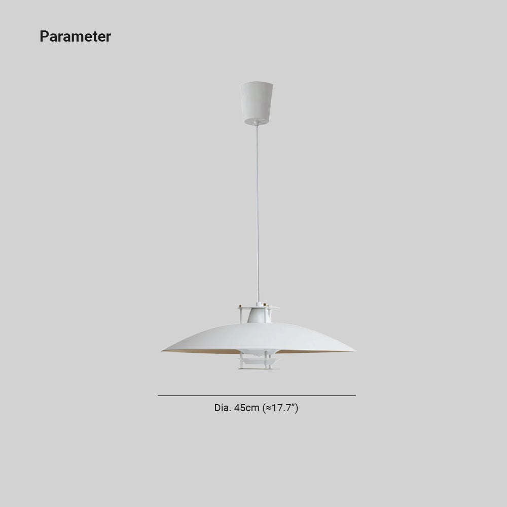 Cairns White Pendant Light - Dia. 45cm