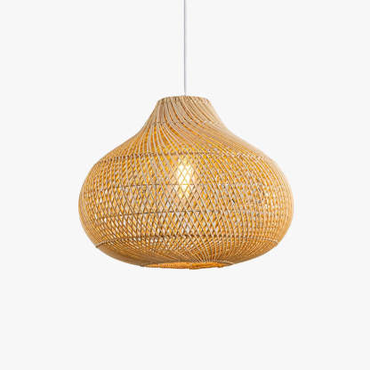 Ritta Design Handmade LED Pendant Light Rattan Bedroom/Study Room