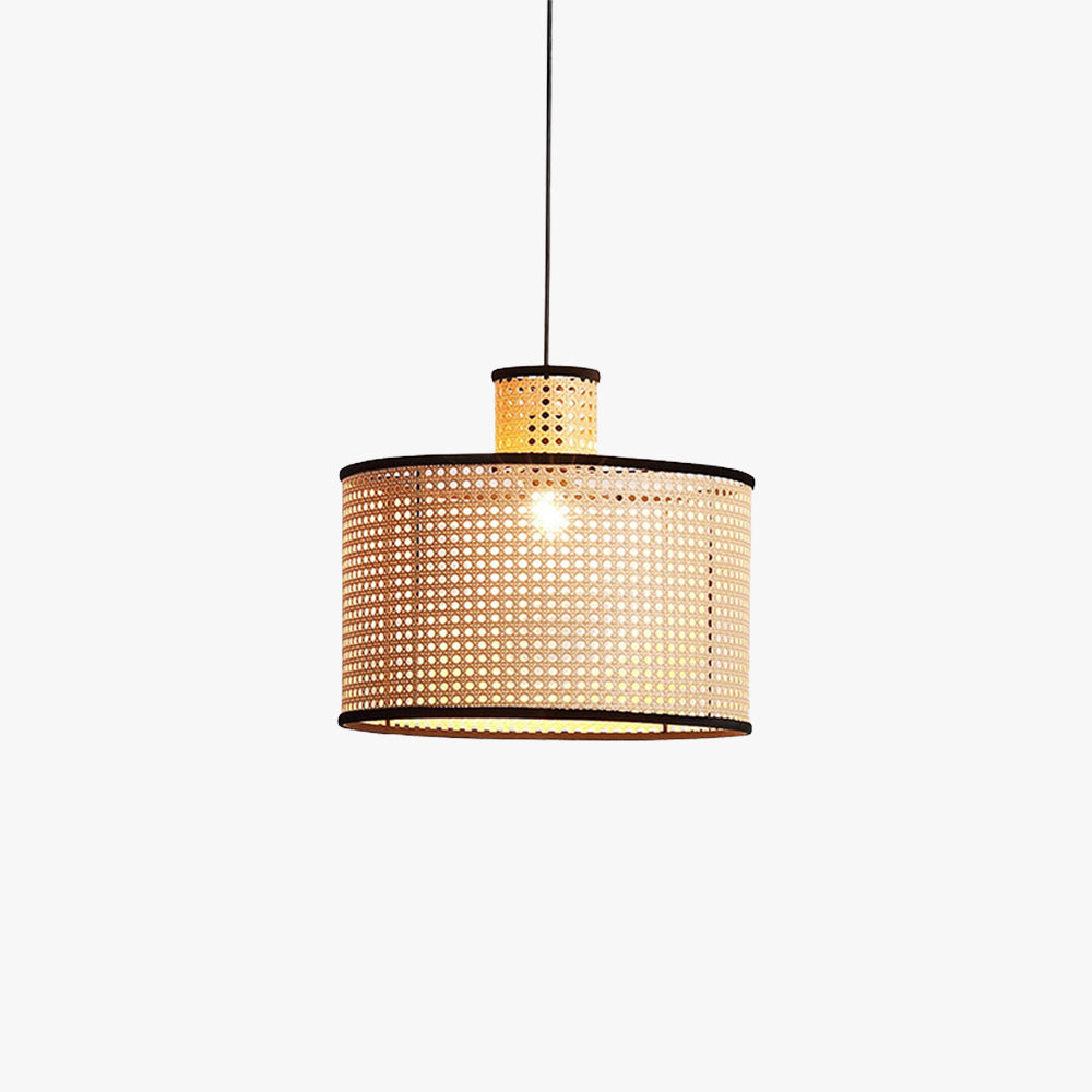 Ritta Vintage Handmade Pendant Light Rattan Metal Bedroom