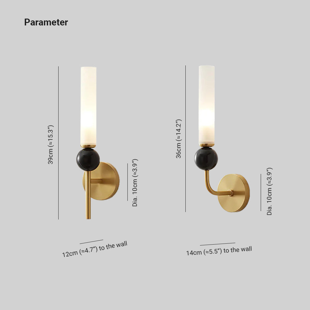 Meza Luxury LED Copper Indoor Wall Lamp Corridor/Hallway