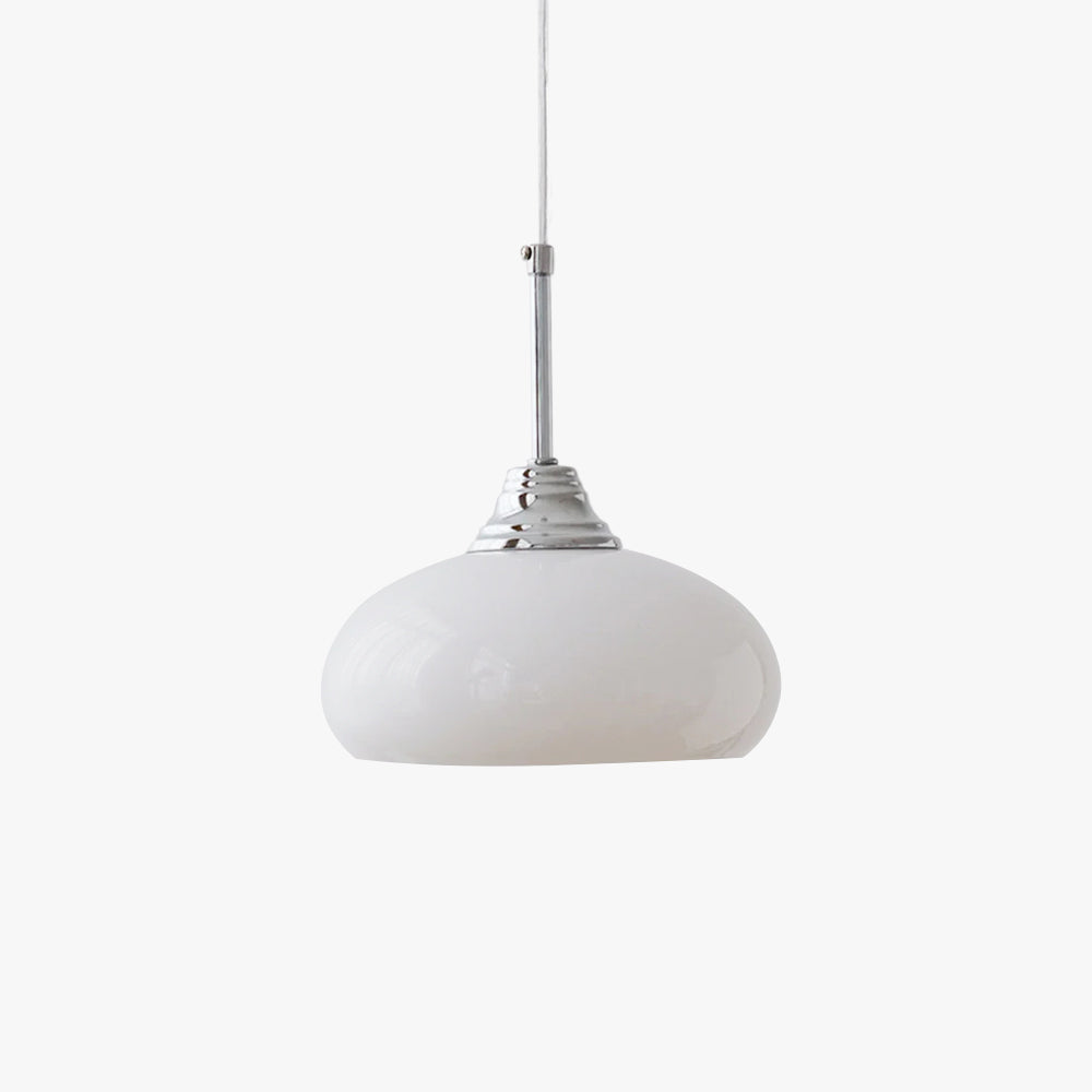 Hailie Simple Glass Metal Pendant Light Bedroom Study