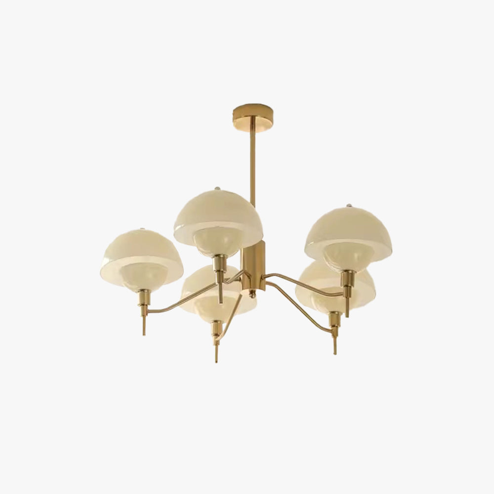 Hailie Modern Glass Metal Pendant Light Bedroom Study