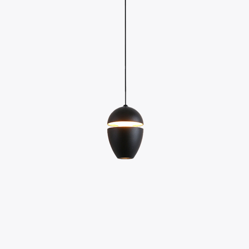 Hailie Creative Small LED Pendant Light Metal Acrylic Dining Room