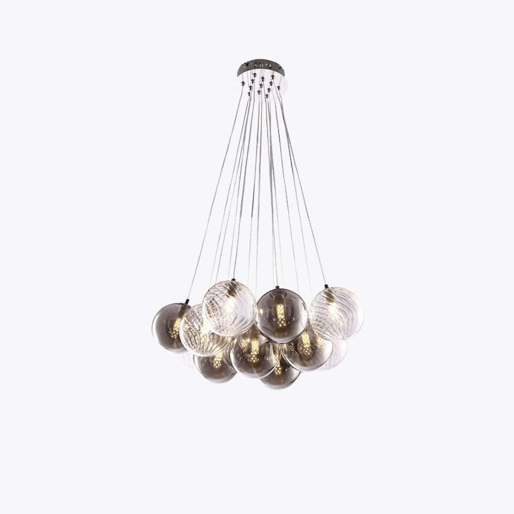 Valentina Modern Pendant Light Metal/Glass Living Room/Dinning Room