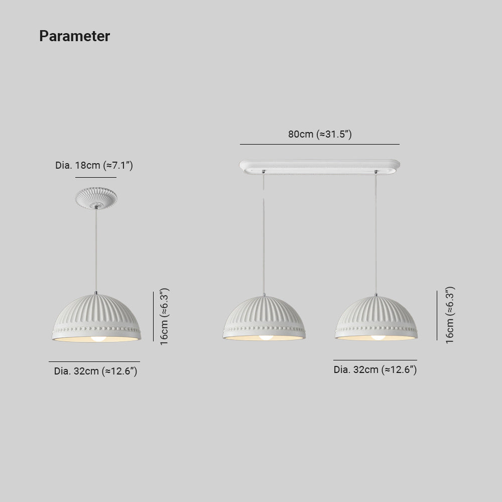 Elif Modern LED Metal/Resin Pendant Light Living Room Study/Bedroom