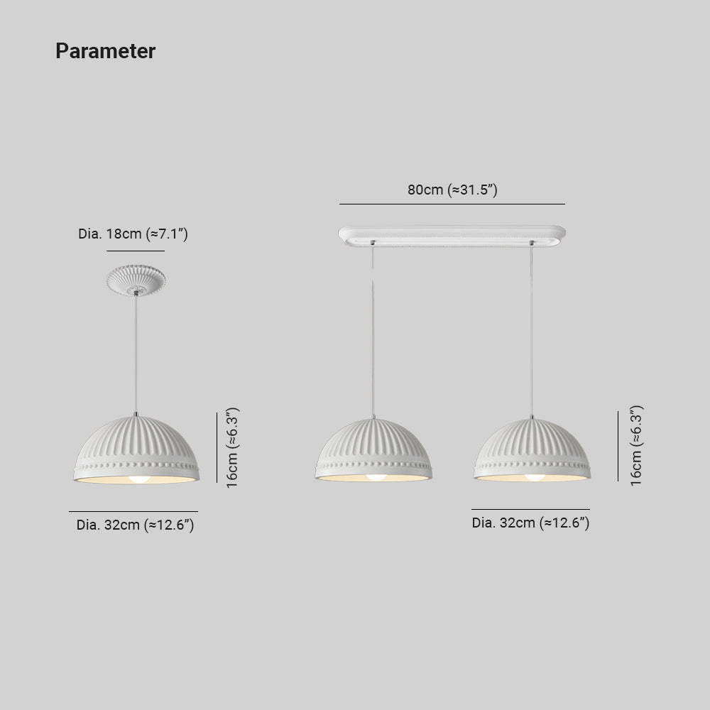 Elif Modern LED Metal/Resin Pendant Light Living Room Study/Bedroom
