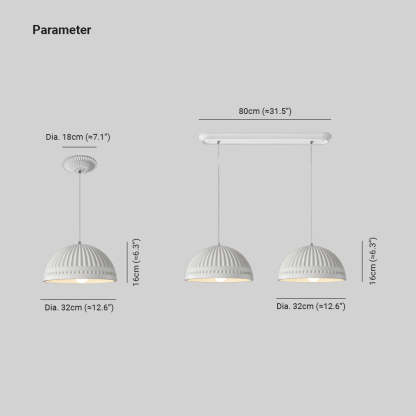 Elif Modern LED Metal/Resin Pendant Light Living Room Study/Bedroom