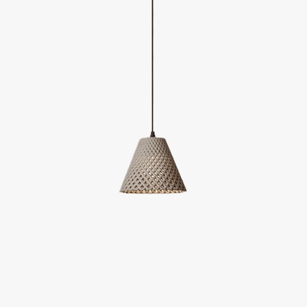 Ritta Cone LED Pendant Light Resin Dining Room