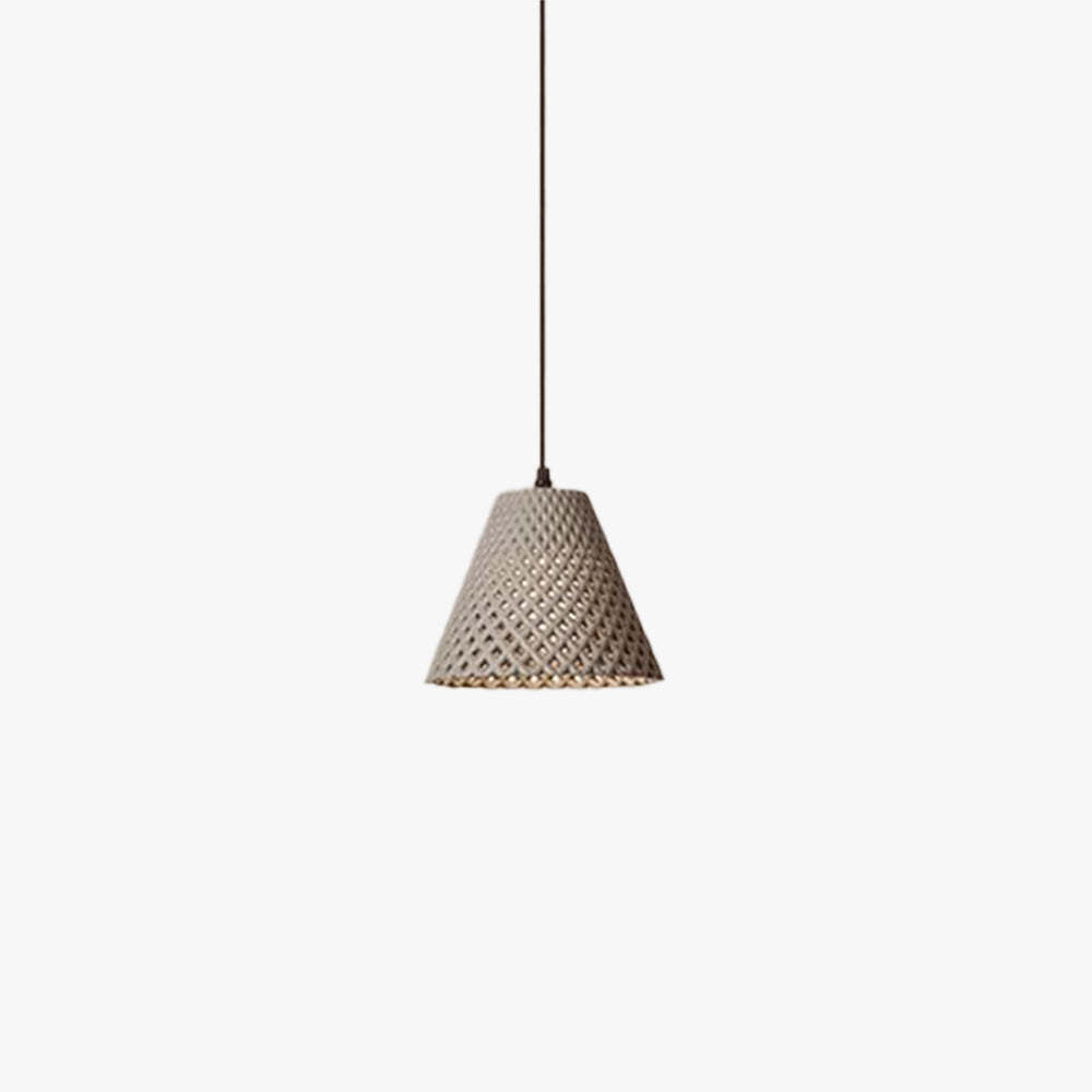 Ritta Cone LED Pendant Light Resin Dining Room