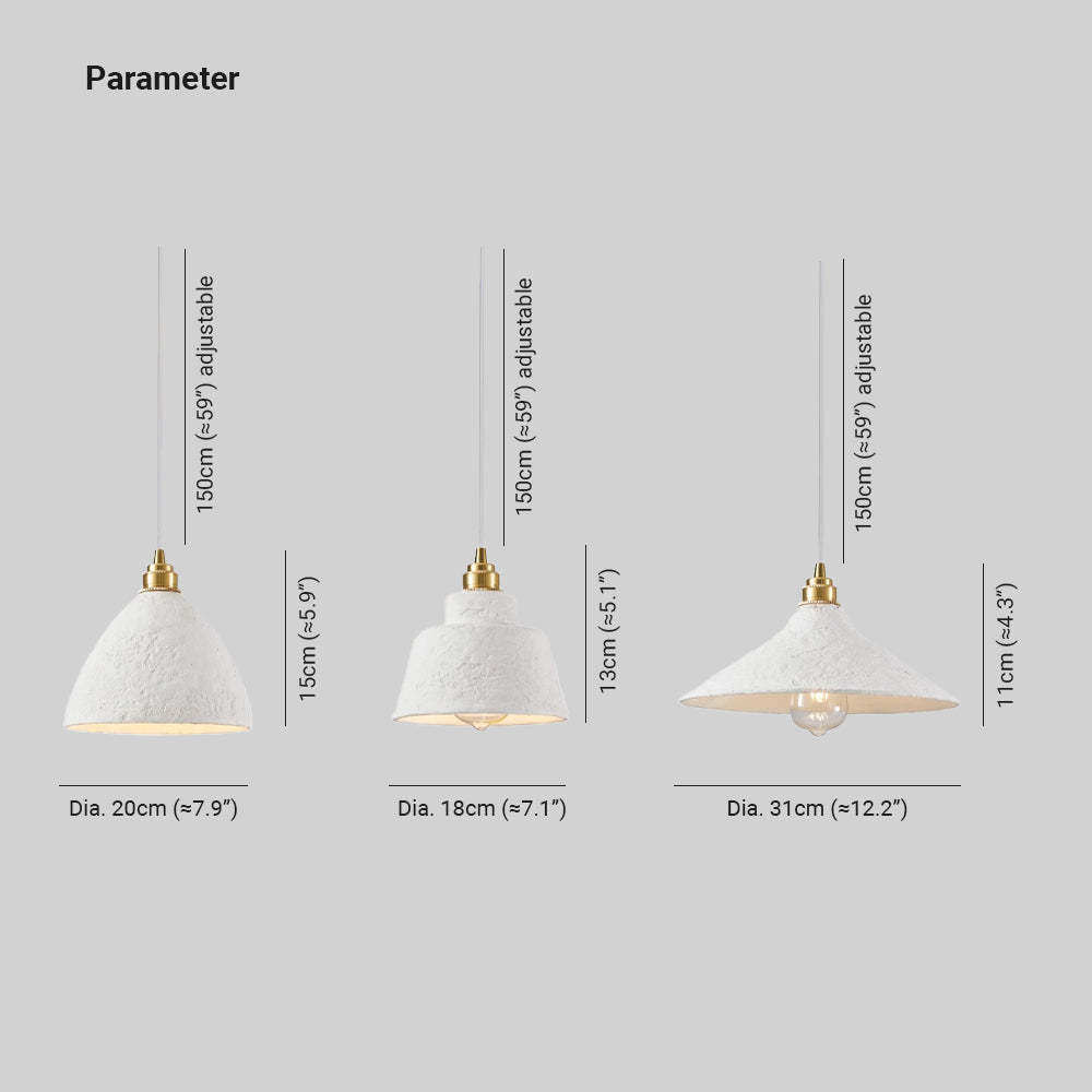 Elif Nordic LED Pendant Light Metal Living Room/Bedroom