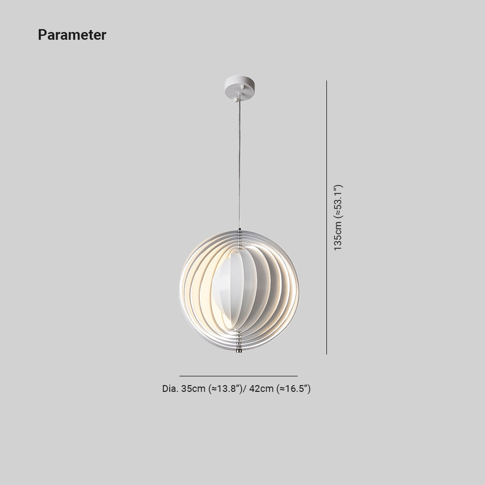 Hailie Classical Metal LED Pendant Light Living Room