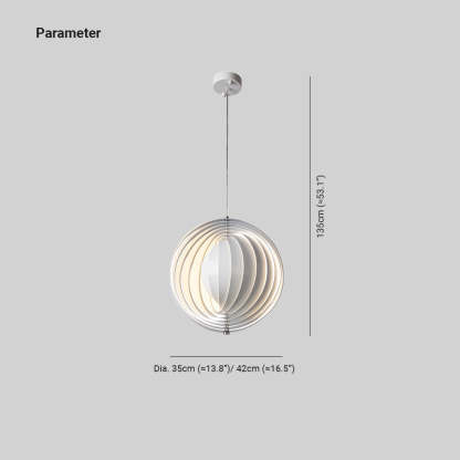 Hailie Classical Metal LED Pendant Light Living Room