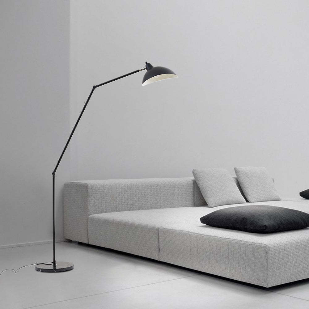 Nordic Modern Minimalist Metal Black Floor Lamp Bedroom | Las Sola