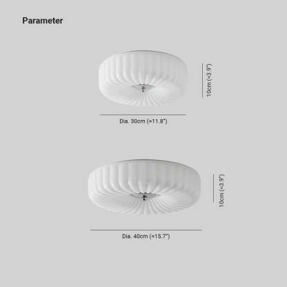 Quinn Modern LED Glass Flush Mount Ceiling Light Bedroom