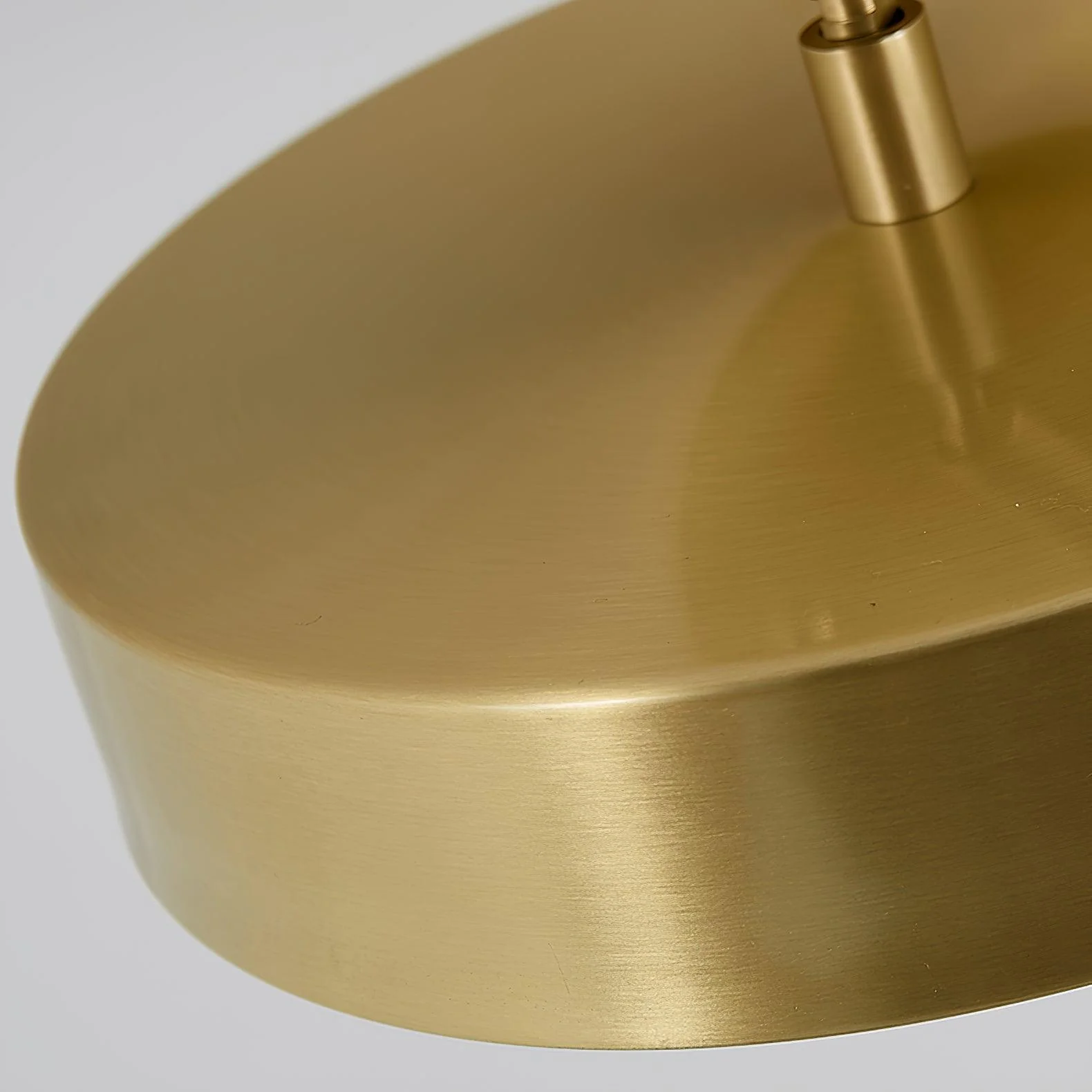 Edge Minimalism Round Metal Acrylic Brass Ceiling Light Living Room Hallway