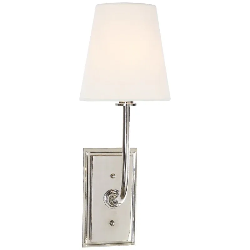 Alessio Vintage Classical Metal Fabric Wall Light Shades Bedroom Bathroom Hallway
